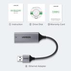 USB naar Ethernet Poort Adapter - 1000Mbps Data Overdracht, Verzenden