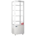 Polar C-serie koelvitrine met gebogen deur 235 liter, Verzenden, Nieuw in verpakking, Koelen en Vriezen