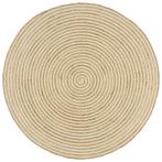 vidaXL Tapis fait à la main Jute avec design de spirale, Maison & Meubles, Ameublement | Tapis & Moquettes, Verzenden, Neuf