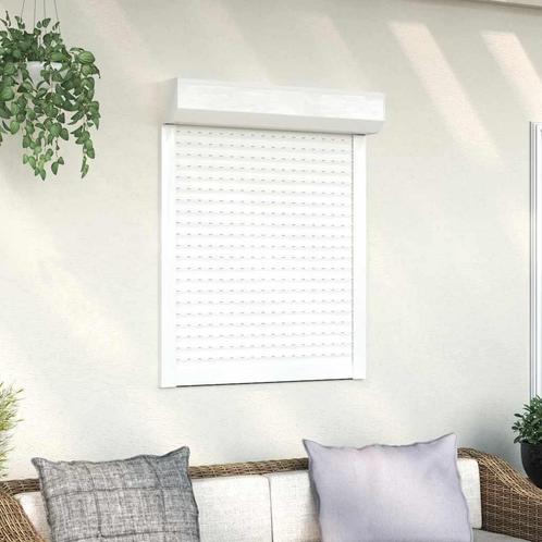 vidaXL Rolluik 80x100 cm aluminium wit, Doe-het-zelf en Bouw, Raamkozijnen en Schuifdeuren, Nieuw, Verzenden