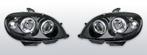 Koplampen Angel Eyes | Citroen Saxo 2000- | zwart, Auto-onderdelen, Verzenden, Nieuw