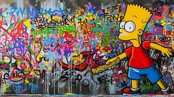 Dine Chanima (XX-XXI) - (XXL) Giant Bart Simpson Artful