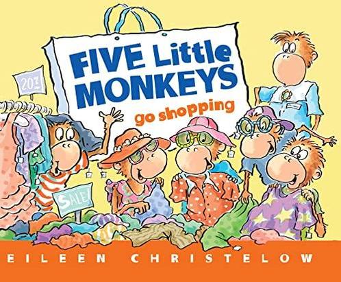 Five Little Monkeys Go Shopping (Five Little Monkeys Story),, Boeken, Overige Boeken, Gelezen, Verzenden