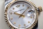 Philip Watch - Caribe Urban - Date - Silver - Diamonds -, Nieuw