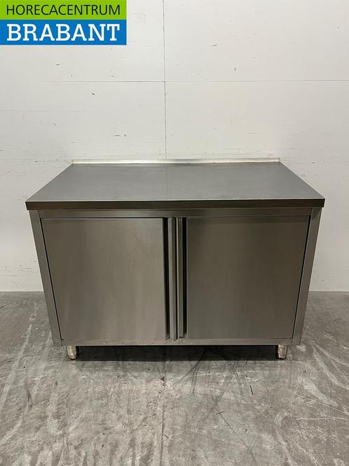RVS Werkkast 120 cm 2 Klapdeuren Horeca, Zakelijke goederen, Horeca | Meubilair en Inrichting, Ophalen of Verzenden