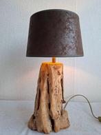 Tafellamp - Wortelnotenhout - Boomstam