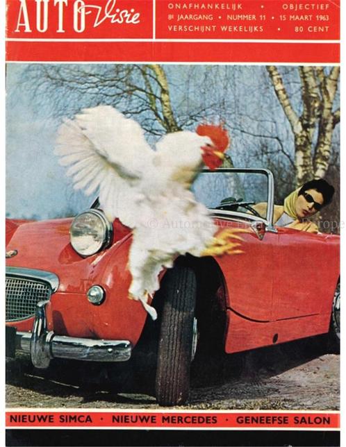 1963 AUTOVISIE MAGAZINE 11 NEDERLANDS, Livres, Autos | Brochures & Magazines