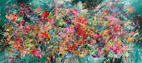 Ivanka Matiss - Kew garden N.13 XXL, Antiek en Kunst, Kunst | Schilderijen | Modern