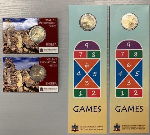 Malta. 2 Euro 2020 (4 Pièces) (Zonder Minimumprijs), Postzegels en Munten, Munten | Europa | Euromunten