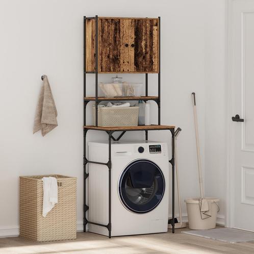 vidaXL Wasmachinekast Oude Hout 68x48.5x194 cm, Elektronische apparatuur, Wasmachines, Nieuw, Verzenden
