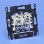 Niko 07-026 sokkel voor dubbele wisselschakelaar, 10 A/250, Doe-het-zelf en Bouw, Ophalen of Verzenden, Nieuw