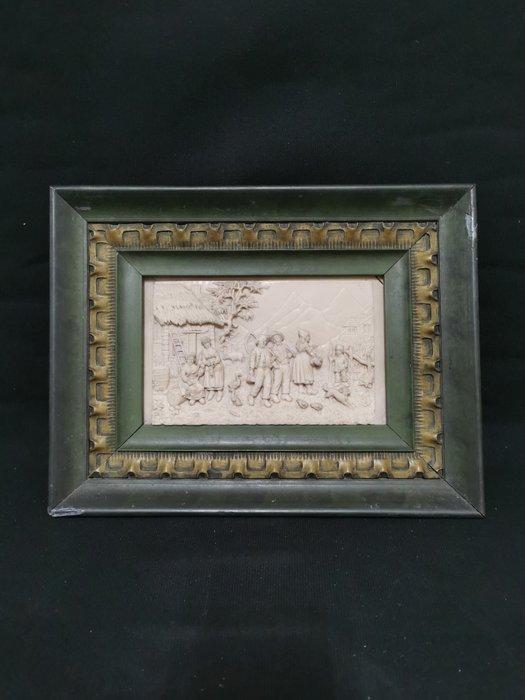 Dipinto in rilievo - Carl Ludwig Friedrich BECKER - Reliëf,, Antiek en Kunst, Antiek | Overige Antiek