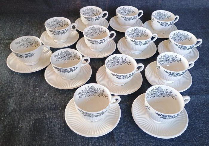 Wedgwood - Theeservies (24) - Barlaston - Keramiek - Etruria, Antiek en Kunst, Antiek | Meubels | Tafels