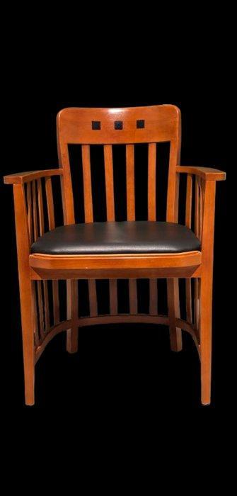 England - Bureaustoel - Hout, Leder - Burlington II, Antiek en Kunst, Curiosa en Brocante