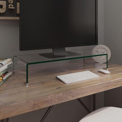 vidaXL Tv-meubel/monitorverhoger transparant 70x30x13 cm, Huis en Inrichting, Kasten |Televisiemeubels, Nieuw, Verzenden