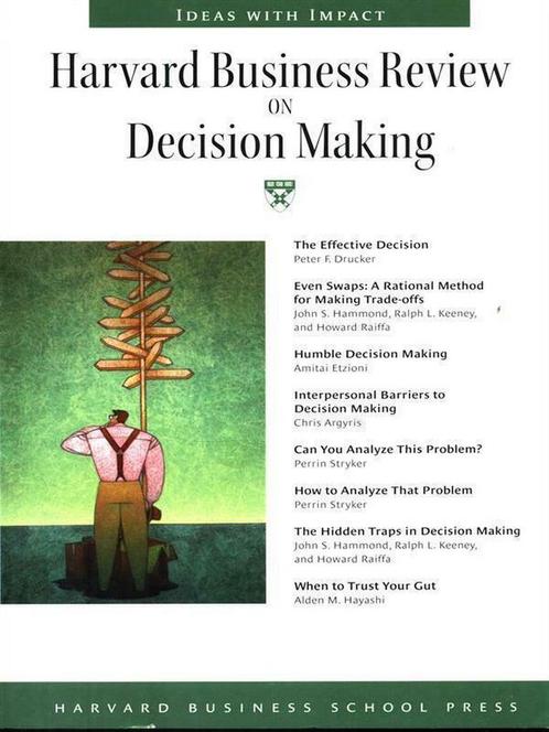 Harvard Business Review: Decision Making 9781578515578, Boeken, Taal | Engels, Gelezen, Verzenden