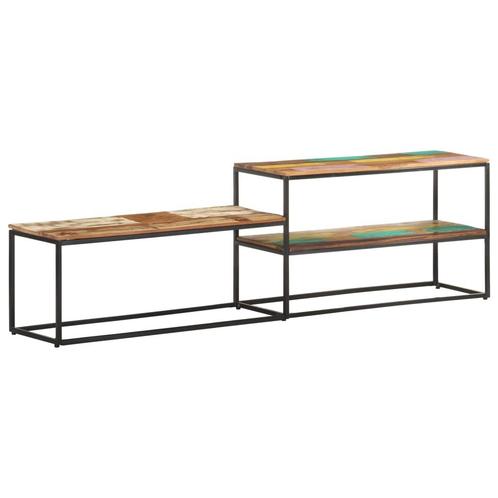 vidaXL Tv-meubel 180x30x50 cm massief gerecycled hout, Huis en Inrichting, Kasten |Televisiemeubels, Nieuw, Verzenden