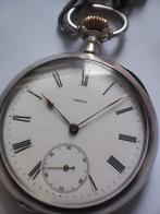 szwajcarski pocket OMEGA SILVER z lancuszkiem sygnowanym -, Nieuw