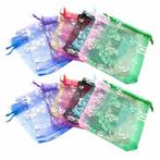 Fako Bijoux® - Organza Zakjes - 9x12cm - Vlinders Print -, Verzenden, Nieuw