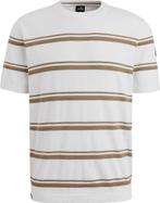 Vanguard Knitted T-Shirt Strepen maat Maat 52/54 (L) Heren, Kleding | Heren, Maat 52/54 (L), Verzenden, Beige, Nieuw