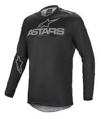 Alpinestars 2021 Fluid Graphite volwassen cross shirt Zwart, Motoren, Kleding | Motorkleding, Verzenden