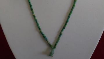 Romain antique Verre Beads, Collier (Sans Prix de Réserve)
