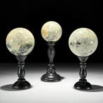 PAS DE PRIX MINIMUM - Magnifique ensemble de 3 onyx Sphères, Antiek en Kunst