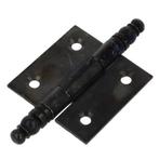 Deurscharnier 50 x 50 mm, ijzer zwart, Doe-het-zelf en Bouw, Nieuw, Overige materialen, Klink of Kruk