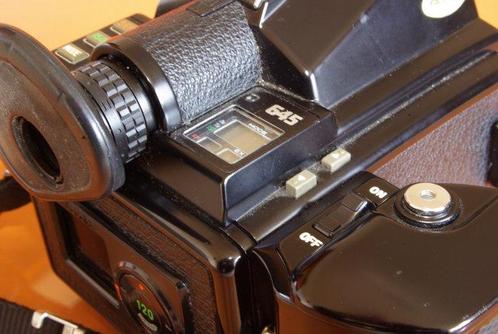 Pentax 645 + SMC Pentax A 1 : 2 , 8 / 45 mm, Audio, Tv en Foto, Fotocamera's Analoog