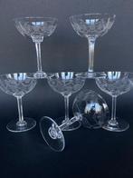 Baccarat - Verre à champagne - Superbe et rare série de 6