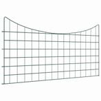 vidaXL Vijverhekset 5 pcs Groen 100 x 50 cm Staal, Verzenden, Nieuw