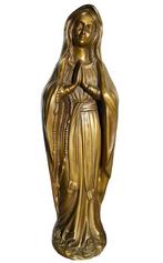 Caggiati - Beeld, Bronze Mary statue - 41 cm - Verguld brons, Antiek en Kunst