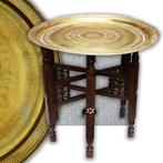 Folding table - Bois, Bronze patiné, Nacre - Égypte - circa