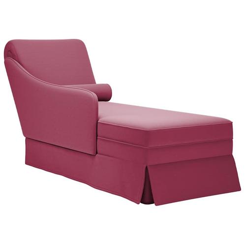 vidaXL Chaise longue met bolster en rechterarmleuning, Huis en Inrichting, Zetels | Zetels en Chaises Longues, Nieuw, Verzenden