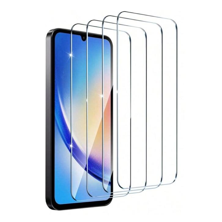 4-Pack Samsung Galaxy A03 Screen Protector - 9H Film Gehard, Télécoms, Téléphonie mobile | Housses, Coques & Façades | Marques Autre