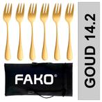 Fako Bijoux® - Gebaksvork / Dessertvork Classic - Vorkjes -, Huis en Inrichting, Keuken | Bestek, Nieuw, Verzenden