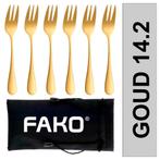 Fako Bijoux® - Gebaksvork / Dessertvork Classic - Vorkjes -, Huis en Inrichting, Keuken | Bestek, Verzenden, Nieuw