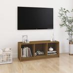 vidaXL Meuble TV Marron miel 104x33x41 cm Bois de pin, Verzenden