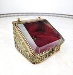 Coffret montre à gousset XlX ème Napoléon lll en laiton et, Antiek en Kunst