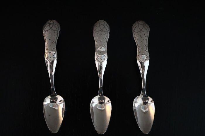 Cuillère à thé (12) - Argent 835 - Biedermeier, Antiek en Kunst, Antiek | Zilver en Goud