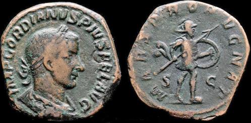 238-244ad Roman Gordian Iii Ae sestertius Mars advancing..., Postzegels en Munten, Munten en Bankbiljetten | Verzamelingen, Verzenden