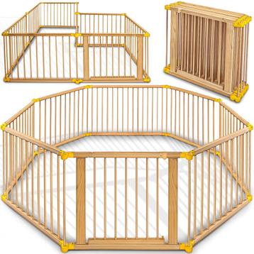 KIDUKU® XXL Babybox - Grondbox - Speelbox - Kinderbox - 7,2m, Verzenden