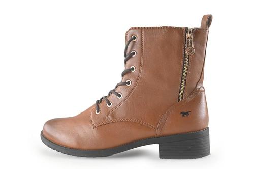 Mustang Veterboots in maat 45 Cognac | 5% extra korting, Kleding | Heren, Schoenen, Overige kleuren, Zo goed als nieuw, Boots