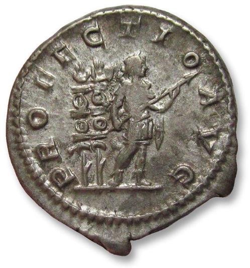 Romeinse Rijk. Caracalla (198-217 n.Chr.). Denarius Rome, Postzegels en Munten, Munten | Europa | Niet-Euromunten