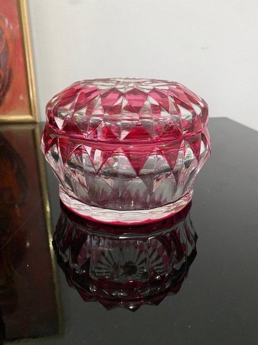 Val Saint Lambert - Bloempot (2) - Kristal, Antiek en Kunst, Antiek | Glaswerk en Kristal