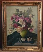F. Rivera (XX) - NO RESERVE - Jarrón de flores, Antiek en Kunst, Kunst | Schilderijen | Klassiek