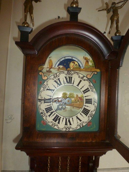 Friese staartklok - Hout, Messing - 1950-1960, Antiek en Kunst, Antiek | Klokken