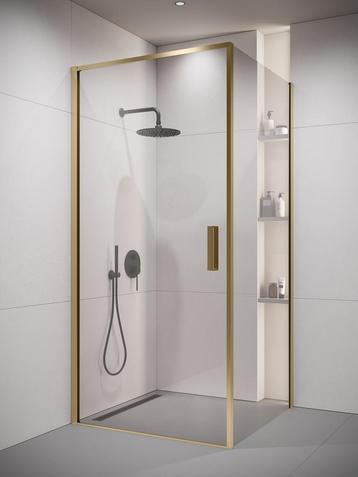 Douchecabine Alava 90 x 90 x 190 cm Goud beschikbaar voor biedingen