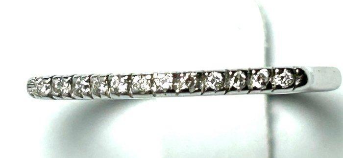 Ring - 18 karaat Witgoud Diamant (Natuurlijk), Handtassen en Accessoires, Ringen