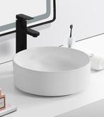 SALE - Venta 37 - Mat wit - Waskom -  -  - Keramiek -  Rond, Doe-het-zelf en Bouw, Ophalen of Verzenden, Nieuw